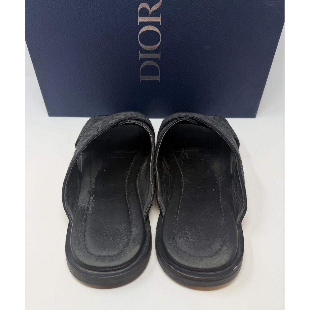 Dior Alias Oblique Jacquard Sandal Black Size 12 US 45 EU - Picture 5 of 9
